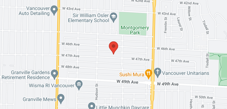 map of 1183 W 47TH AVENUE